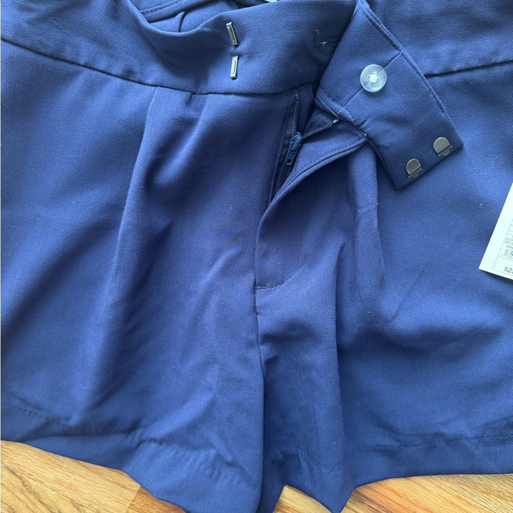 A New Day Woman’s High Rise Tailored Shorts NEW Mood Ring Blue Size 10 NWT - Picture 6 of 6